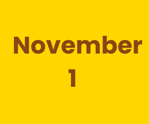 This Day in History – November 1