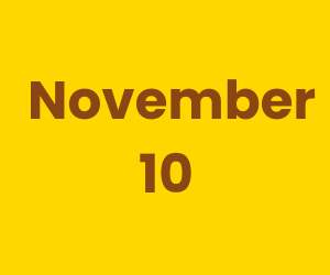 This Day in History – November 10