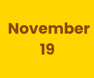 This Day in History – November 19