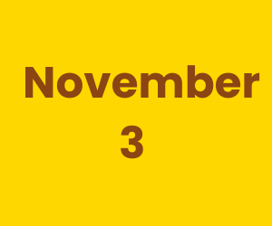 This Day in History – November 3