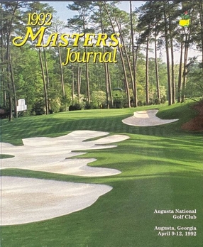 1992_Masters_Tournament_official_program_front_cover