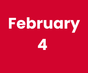 This Day in History – February 4